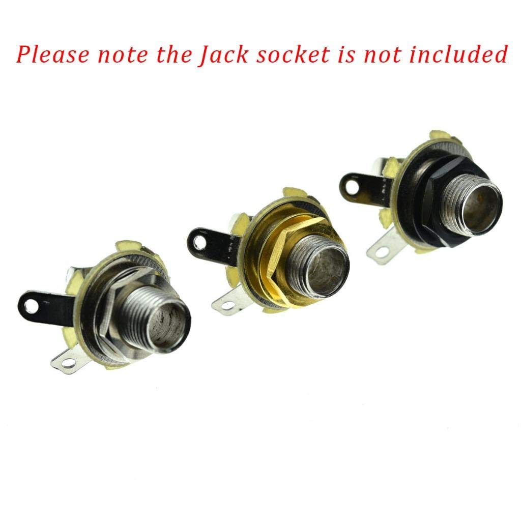 Amazon.com: Dopro 20* Guitar Input Output Jack Socket Nut and